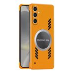 Per Samsung Galaxy S24+ 5G Custodia per telefono con raffreddamento al grafene senza cornice e obiettivo all-inclusive (arancione)