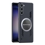 Per Samsung Galaxy S23 5G Custodia per telefono con raffreddamento al grafene senza cornice e obiettivo all-inclusive (nero)