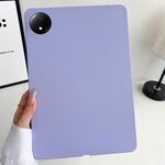 Per Redmi Pad SE 4G 8.7 pollici Custodia per tablet in TPU delicato sulla pelle con spray all'olio (viola)