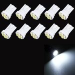 10 PCS T10 8 LED Lampadina di segnalazione per auto (luce bianca)