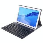Custodia per tastiera Bluetooth divisa ultrasottile in ABS per Huawei Honor 5 / T5 da 10,1 pollici, con funzione di staffa (nera)