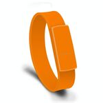 MicroDrive 128 GB USB 2.0 Braccialetto Fashion Wristband U Disk (arancione)