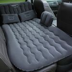 Materassino gonfiabile da viaggio per auto universale Lettino gonfiabile da campeggio, dimensioni: 90 x 135 cm (nero)