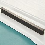 2 PCS 2778-224 Maniglia per guardaroba moderna e semplice per porta dell'armadio (nera)