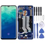 Schermo LCD OEM per ZTE Axon 10 Pro (versione 4G) digitalizzatore assemblaggio completo con cornice (blu)