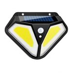 50 COB Lampada da parete solare Lampada da giardino a induzione corpo Villa Illuminazione esterna impermeabile Lampione stradale