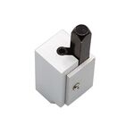 WF6774 Punzone ad angolo retto Scalpello con cerniera incorporata per serratura per porta Strumento per la lavorazione del legno (argento)