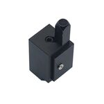 WF6774 Punzone ad angolo retto Scalpello integrato Cerniera Porta serratura Strumento per la lavorazione del legno (nero)