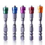 5 pz 65mm bobina magnetica in lega di acciaio croce bit testa singola trapano elettrico cacciavite elettrico testa (colore FIve)