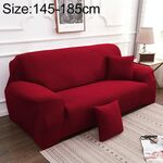 Divano All-inclusive Set universale Copridivano completo Aggiungi un pezzo di federa, dimensioni: due posti (145-185 cm) (rosso)