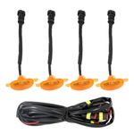 Spia luminosa griglia anteriore DC12V / 6W 4 in 1 per Ford Raptor F150 2017-2019 (giallo)