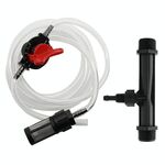 Applicatore di fertilizzanti Venturi G1 / 2 Fertilizzante e kit di paglia da filtro con connettore a quattro punti