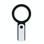 30 volte 18 LED Cool Warm Light HD Anziani di lettura anziana Leggero di riparazione in vetro (nero bianco)