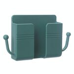 Scatola di stoccaggio del telecomando a parete da 10 pezzi del supporto del telefono cellulare del custodia del comando (verde)