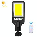 616 Solar Street Light LED Human Body Head Garden Light, Spec: 117 Cob con telecomando