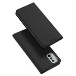 Per Nokia G60 DUX DUCIS Skin Pro Series Custodia in pelle per telefono (nero)