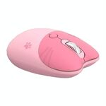 M3 3 Tasti Cute Laptop Laptop Wireless Mouse, Specifiche: versione wireless (vitalità rosa)