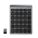 Mini tastiera wireless per laptop BT302 28 tasti, specifiche: 2.4G (grigio)