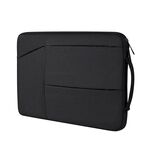 ST02 Borsa per laptop antiurto impermeabile di grande capacità, dimensioni: 15,6 pollici (nero misterioso)