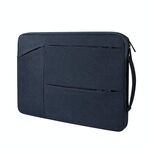 ST02 Borsa per laptop antiurto impermeabile di grande capacità, dimensioni: 15,6 pollici (blu navy)