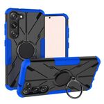 Per Samsung Galaxy S23 5G Armor Bear Custodia antiurto per PC + TPU con anello (blu)