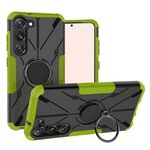 Per Samsung Galaxy S23 5G Armor Bear Custodia antiurto per PC + TPU con anello (verde)