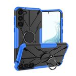 Per Samsung Galaxy S23+ 5G Armor Bear Custodia antiurto per PC + TPU con anello (blu)