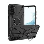 Per Samsung Galaxy S23+ 5G Armor Bear Custodia antiurto per PC + TPU con anello (nero)