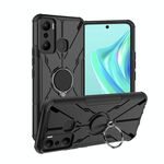 Per Infinix Hot 20 Play Armor Bear Custodia antiurto per PC + TPU con anello (nero)