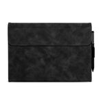 Per Microsoft Surface Pro X Custodia protettiva antiurto all-inclusive in pelle di pecora (nera)