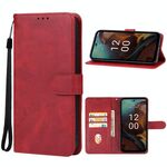 Custodia per cellulare in pelle per Nokia XR21 (rossa)