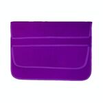 Pochette con patta a sezione orizzontale per laptop in neoprene da 17 pollici (viola)