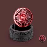 KD195 Modifica galvanica Ventilatore a ruota retrò piccolo ventilatore (rosso)