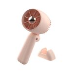 KD179 Ventilatore portatile pieghevole Mini ventilatore portatile con ricarica USB (rosa)