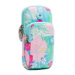 B062 Grande borsa da braccio per telefono cellulare da corsa Borsa da polso per fitness sportivo (colore luna)