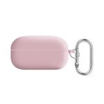 Per Samsung Galaxy Buds Live / Buds2 Pro Fodera per PC Custodia protettiva per auricolari Bluetooth in silicone (rosa sabbia)