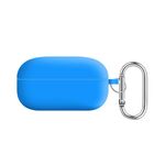 Per Samsung Galaxy Buds Live / Buds2 Pro Fodera per PC Custodia protettiva per auricolari Bluetooth in silicone (Wave Blue)