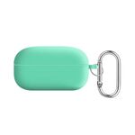 Per Samsung Galaxy Buds Live / Buds2 Pro Fodera per PC Custodia protettiva per auricolari Bluetooth in silicone (verde menta)
