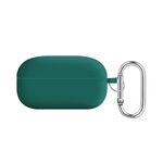 Per Samsung Galaxy Buds Live / Buds2 Pro Fodera per PC Custodia protettiva per auricolari Bluetooth in silicone (verde scuro)