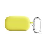 Per Samsung Galaxy Buds Live / Buds2 Pro Fodera per PC Custodia protettiva per auricolari Bluetooth in silicone (giallo lucido)