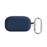 Per Samsung Galaxy Buds Live / Buds2 Pro Fodera per PC Custodia protettiva per auricolari Bluetooth in silicone (blu notte)