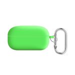 Per Samsung Galaxy Buds Live / Buds2 Pro Fodera per PC Custodia protettiva per auricolari Bluetooth in silicone (verde fluorescente)