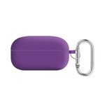 Per Samsung Galaxy Buds Live / Buds2 Pro Fodera per PC Custodia protettiva per auricolari Bluetooth in silicone (viola)