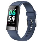 TK31 Smart Watch con schermo a colori da 1,14 pollici, supporto frequenza cardiaca / pressione sanguigna / ossigeno nel sangue / monitoraggio della glicemia (blu)