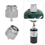 Adattatore per serbatoio di propano per fornello da campeggio portatile Testa di conversione per bruciatore a gas standard americano