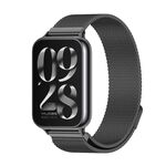 Per Xiaomi Mi Band 8 Pro Mijobs Milan cinturino magnetico in acciaio inossidabile (nero)
