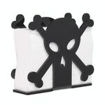 YX013-1 Organizer per asciugamani di carta da tavolo in acrilico con teschio (nero)