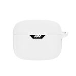 Custodia protettiva in silicone per auricolari Bluetooth JBL Tune Beam (bianca)