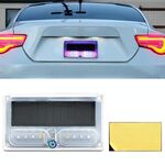 Luce di avvertimento solare per auto Fanale posteriore a LED anti-collisione posteriore (colla biadesiva)