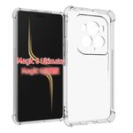 Per Honor Magic6 Custodia per telefono in TPU antiurto antiscivolo antiurto (trasparente)